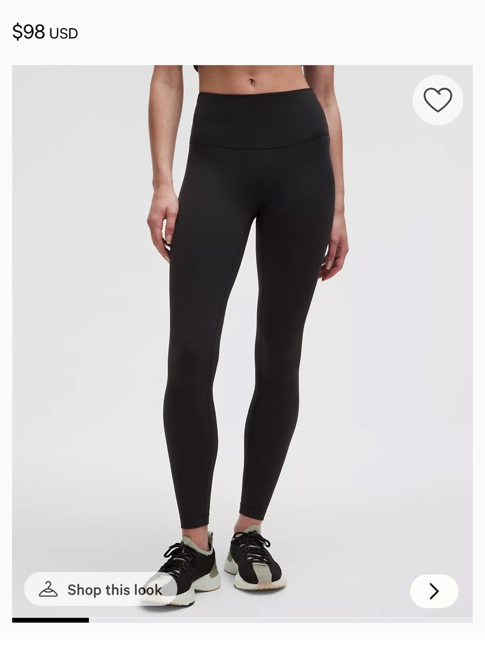 Lululemon Wundertrain High Rise Tight